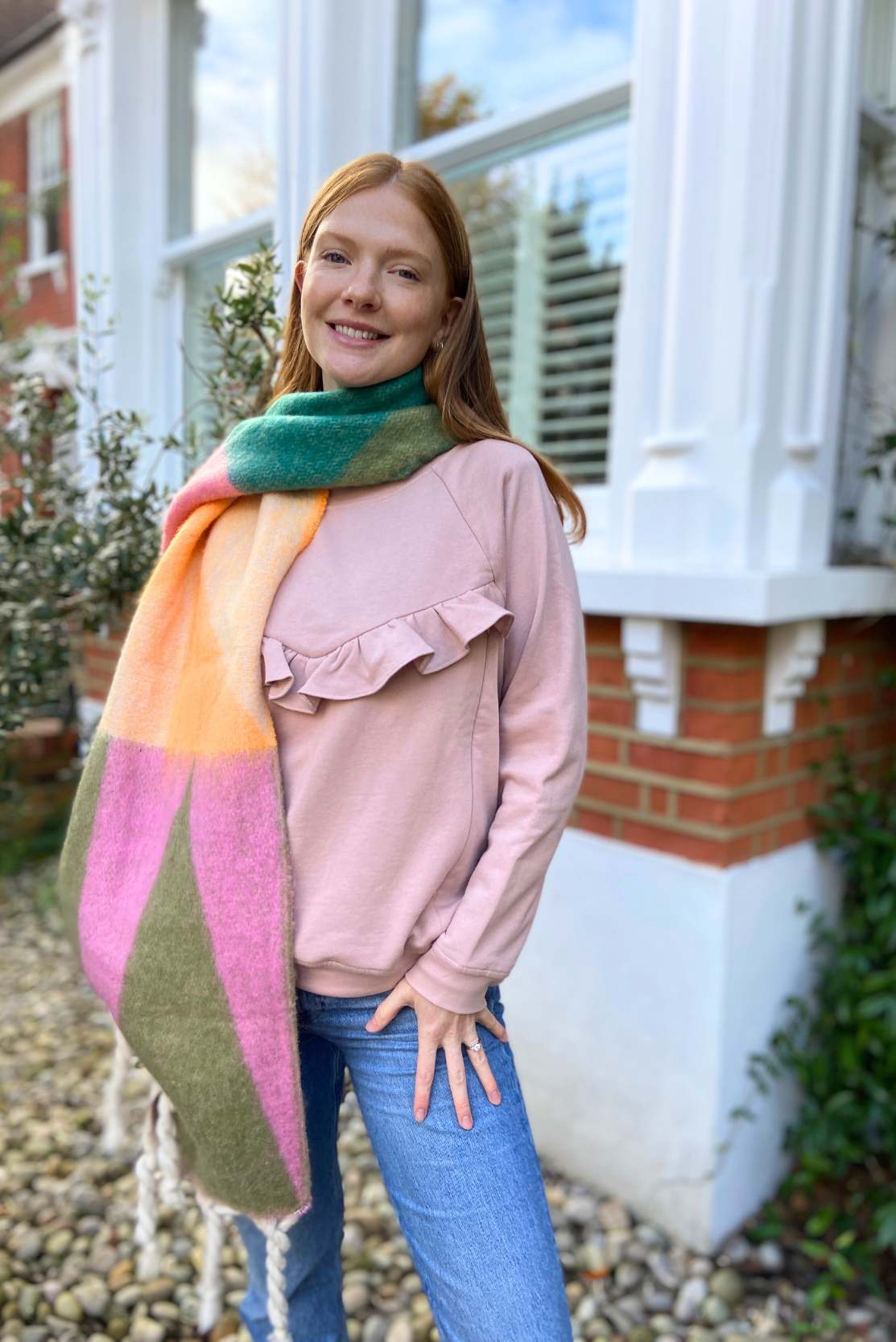 Breastfeeding Sweatshirt with Zips, Blush