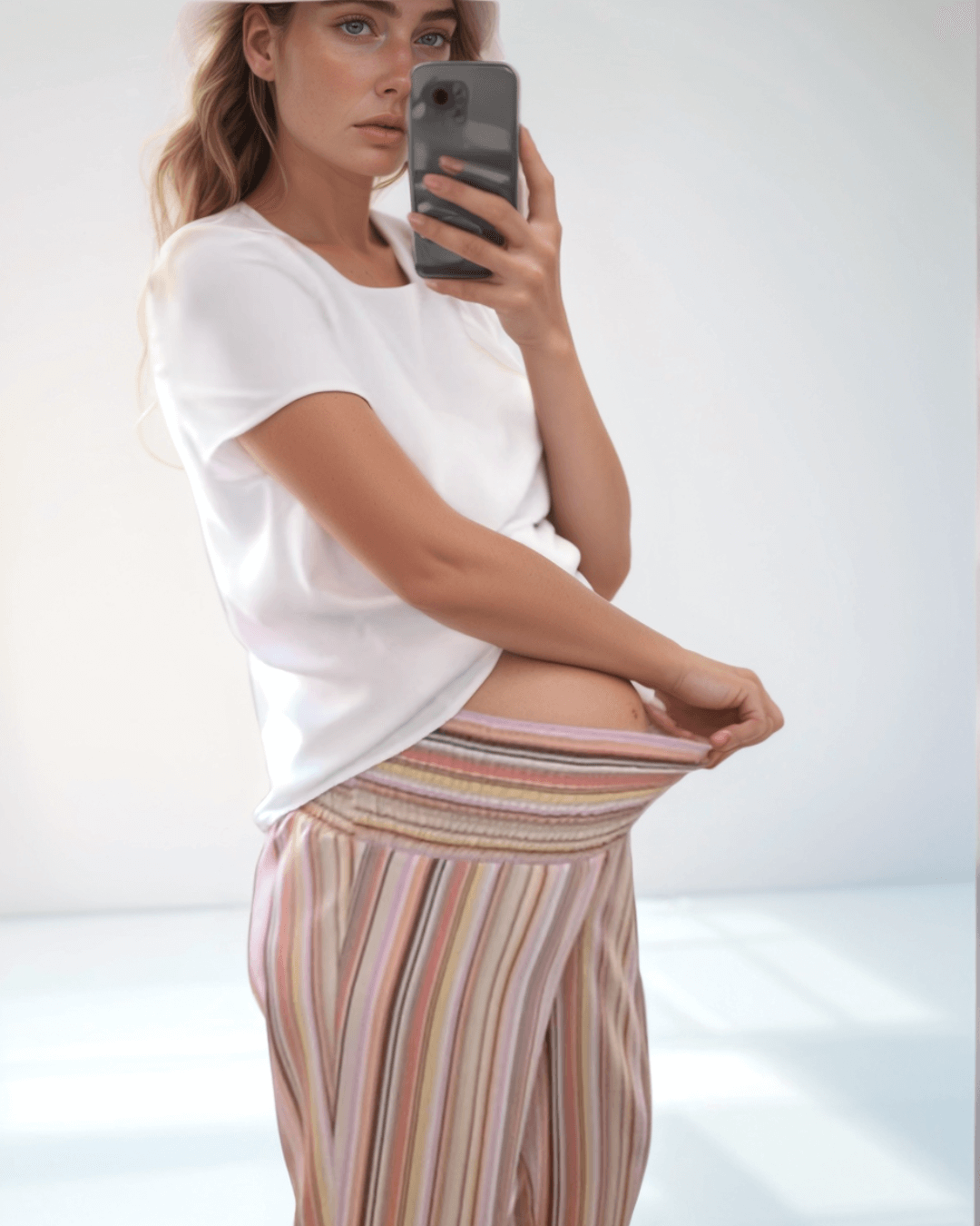 Candy Striped Summer Trousers