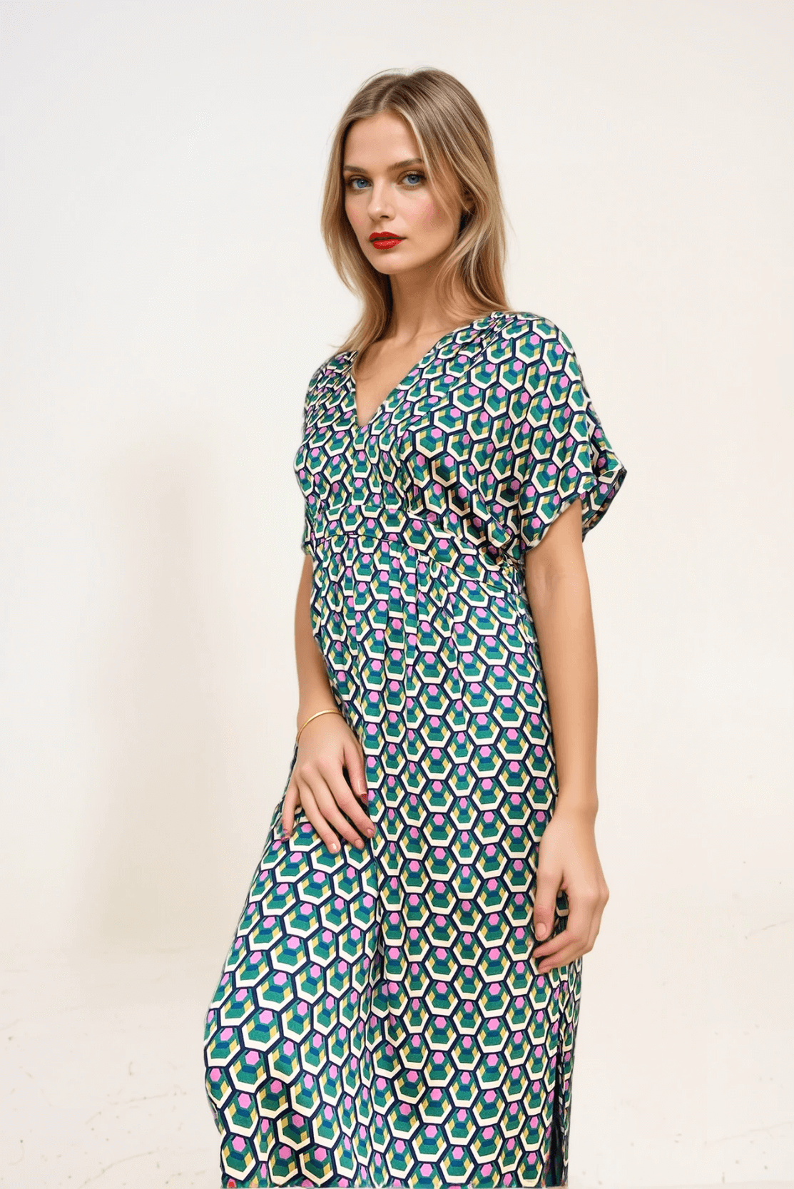 Kimono-style Maternity & Breastfeeding Dress