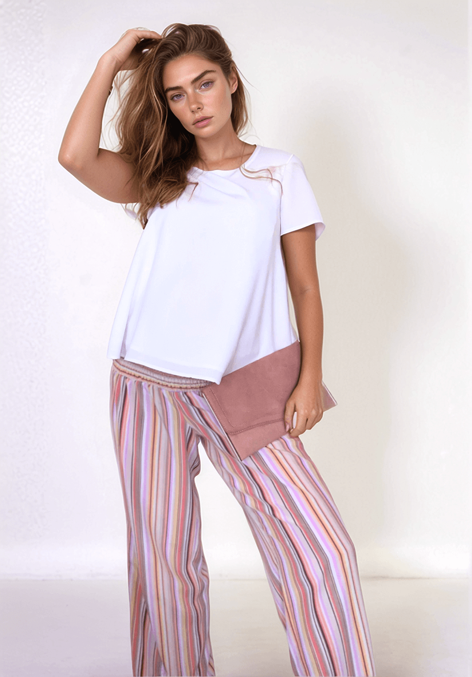 Candy Striped Summer Trousers