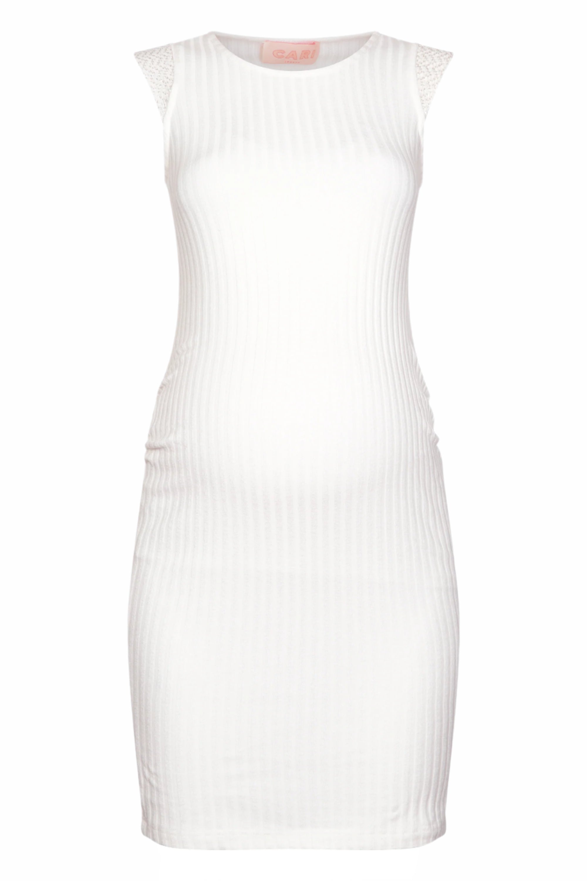 Cute ivory white maternity dress for baby shower or gender reveal. Slim-fit ribbed style, mini or mid-thigh, in a lovely premium viscose ribbed fabric. A great summer maternity dress or a good option for beach, holiday or vacation or baby moon.