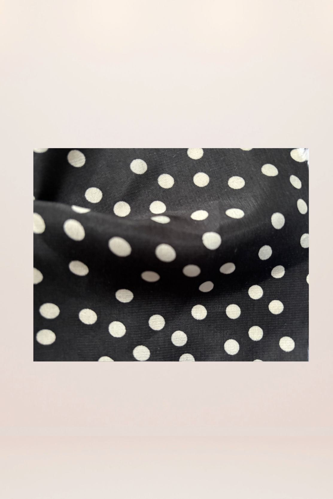 Black & White Polka Dot A-Line Dress