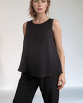 The A-Line Co-Ord Top, Black